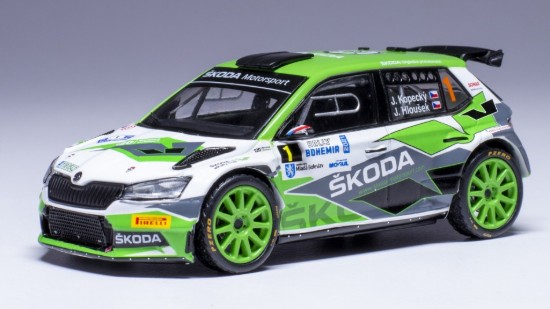 Immagine di SKODA FABIA RALLY2 E N.1 RALLY BOHEMIA 2021 KOPECKY-HLOUSEK 1:43