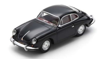 Immagine di PORSCHE 356 CARRERA 2 BLACK DIE CAST 1:64