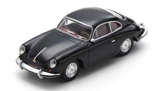Immagine di PORSCHE 356 CARRERA 2 BLACK DIE CAST 1:64