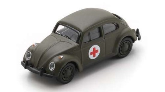 Immagine di VW BEETLE UNITA' MEDICA MILITARE TEDESCA DIE CAST 1:87