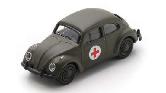 Immagine di VW BEETLE UNITA' MEDICA MILITARE TEDESCA DIE CAST 1:87