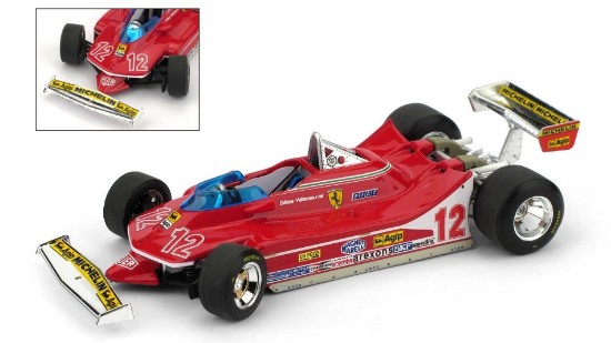 Immagine di FERRARI 312 T4 GILLES VILLENEUVE 1979 N.12 2nd FRANCE GP 1:43
