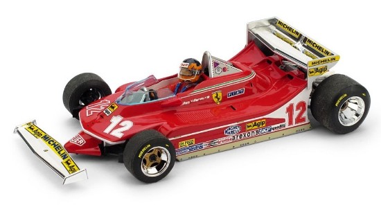 Immagine di FERRARI 312 T4 G.VILLENEUVE 1979 N.12 MONACO GP + PILOTA 1:43