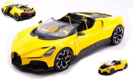 Immagine di BUGATTI W16 MISTRAL CABRIOLET YELLOW 1:18