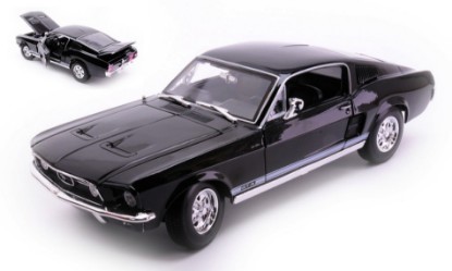 Immagine di FORD MUSTANG GTA FASTBACK 1967 BLACK 1:18