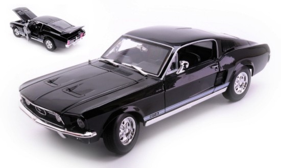 Immagine di FORD MUSTANG GTA FASTBACK 1967 BLACK 1:18