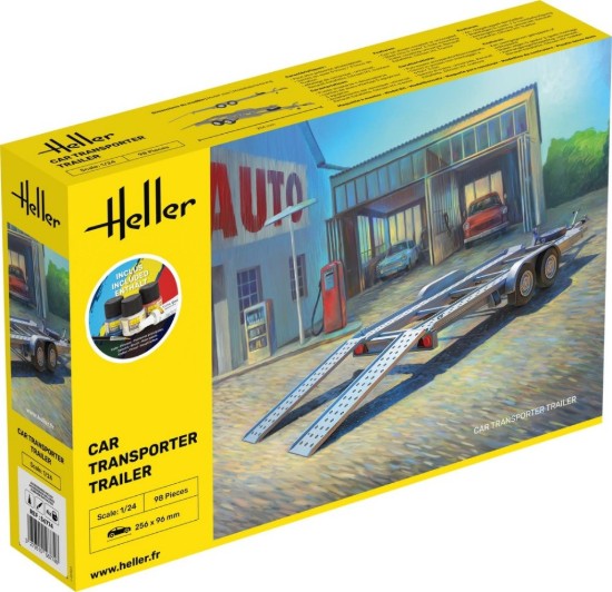 Immagine di TRAILER CAR TRANSPORTER KIT 1:24
