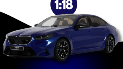 Immagine di BMW M5 MARINA BAY 2024 BLUE METALLIC 1:18