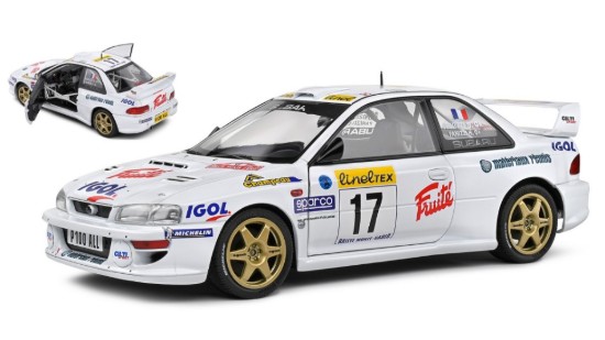 Immagine di SUBARU IMPREZA WRC 22B N.17 RALLY MONTECARLO 1999 PANIZZI-PANIZZI 1:18