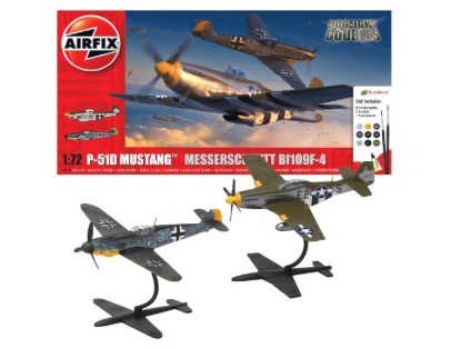 Immagine di P-51D MUSTANG vs Bf109F-4 DOGFIGHT DOUBLE KIT 1:72