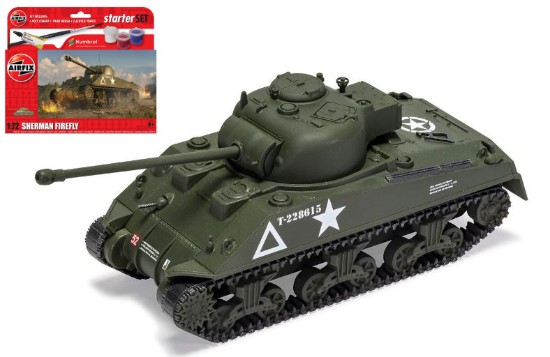Immagine di SHERMAN FIREFLY STARTER SET KIT 1:72