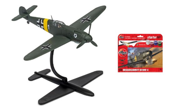 Immagine di MESSERSCHMITT Bf109F-4 STARTER SET KIT 1:72