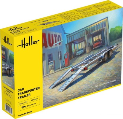 Immagine di CAR TRANSPORTER TRAILER KIT 1:24