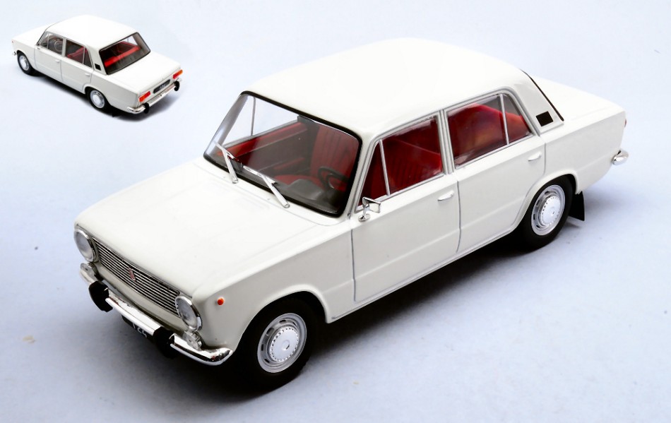 Fiat 124 1970 Bianca &ndash; IXO 1:18, Modellino Pressofuso, Edizione Limitata, Nuovo In Scatola