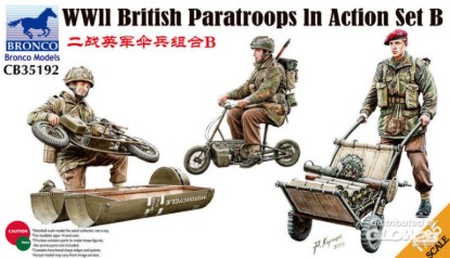 Immagine di WWII BRITISH PARATROOPS IN ACTION SET B KIT 1:35
