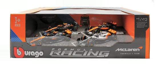 Immagine di SET MC LAREN LANDO NORRIS ABU DHABI 2022-BRITAIN-SINGAPORE-MONACO 2023