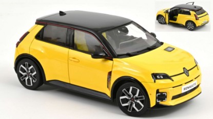 Immagine di RENAULT 5 E-TECH 100% ELECTRIC 2024 POP YELLOW-BLACK 1:18
