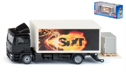 Immagine di CAMION MAN LKW WITH HYDRAULIC LIFTER AND METALLIC GRID 1:50
