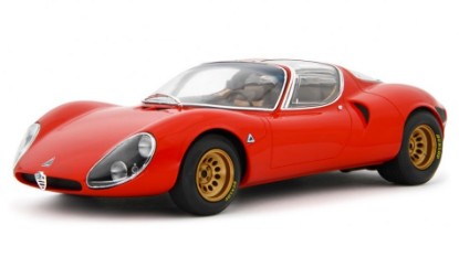 Immagine di ALFA 33 COUPE STRADALE PROTOTIPO AUTODELTA 1967 RED 1:18