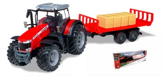 Immagine di TRATTORE MASSEY FERGUSON 87405 2010 TRASPORTO BALLE PAGLIA cm 24