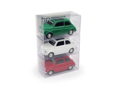 Immagine di FIAT 500 BANDIERA ITALIANA 1x BR018-BR019-BR020 1:43