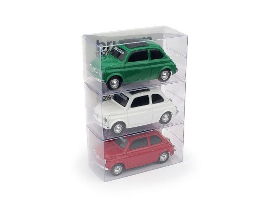 Immagine di FIAT 500 BANDIERA ITALIANA 1x BR018-BR019-BR020 1:43