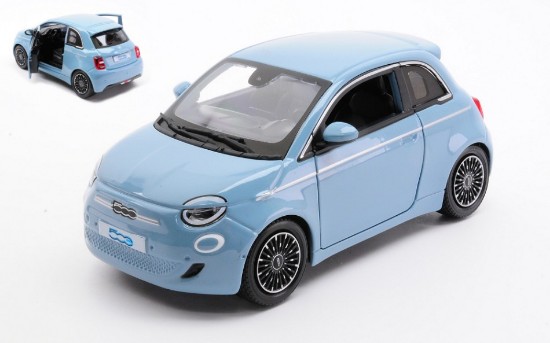 Immagine di FIAT 500e 2023 LIGHT BLUE 1:24