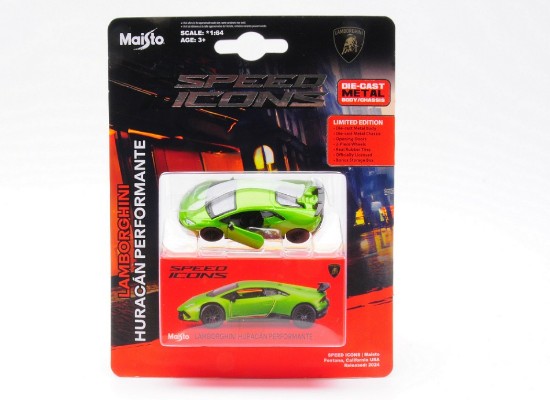 Immagine di SPEED ICONS LAMBORGHINI HURACAN PERFORMANTE GREEN 1:64
