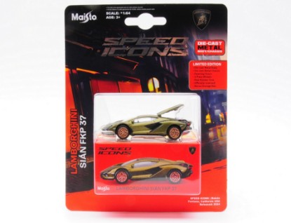 Immagine di SPEED ICONS LAMBORGHINI SIAN FKP 37 METALLIC GREEN 1:64