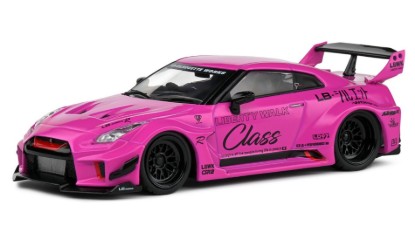 Immagine di NISSAN GT-R (R35) LB WORKS SILHOUETTE COUPE 2019 PURPLE 1:43