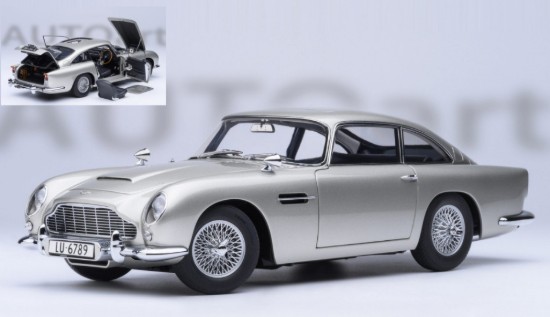 Immagine di ASTON MARTIN DB5 JAMES BOND 007 GOLDFINGER W/WEAPONS 1:18