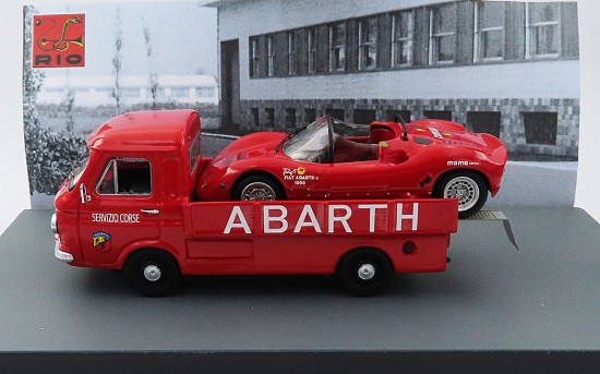 Immagine di FIAT 241 SERVIZIO CORSE ABARTH 1970 + FIAT ABARTH 1000 SP 1:43