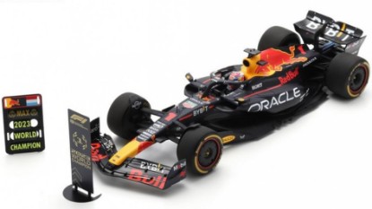 Immagine di RED BULL RB19 N.1 2nd QATAR GP 2023 F1 CHAMPION M.VERSTAPPEN W/BOARD1:18