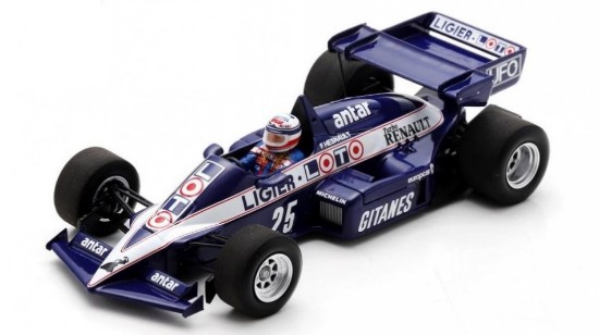 Immagine di LIGIER JS23 N.25 BRAZIL GP 1984 FRANCOIS HESNAULT 1:43