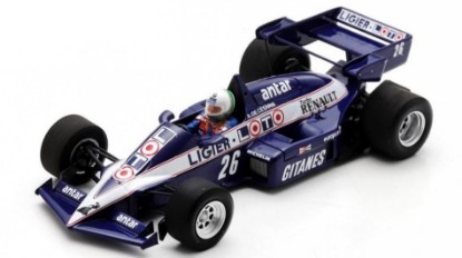 Immagine di LIGIER JS23 N.26 5tH SOUTH AFRICAN GP 1984 ANDREA DE CESARIS 1:43