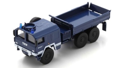 Immagine di MAN KAT1 3 AXLE DUMPER THW BLUE 1:87