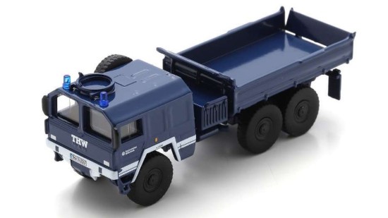Immagine di MAN KAT1 3 AXLE DUMPER THW BLUE 1:87