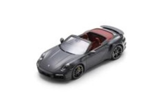 Immagine di PORSCHE 911 992 TURBO S CABRIOLET OPEN 2022 GREY RESIN 1:18