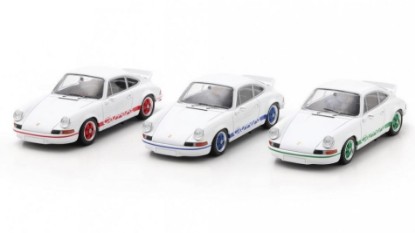 Immagine di PORSCHE 911 CARRERA 2.7 RS II LIGHTWEIGHT SET "50 YEARS" 1:43