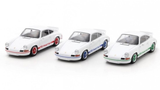 Immagine di PORSCHE 911 CARRERA 2.7 RS II LIGHTWEIGHT SET "50 YEARS" 1:43