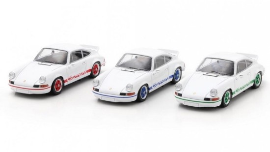 Immagine di PORSCHE 911 CARRERA 2.7 RS II LIGHTWEIGHT SET "50 YEARS" 1:43