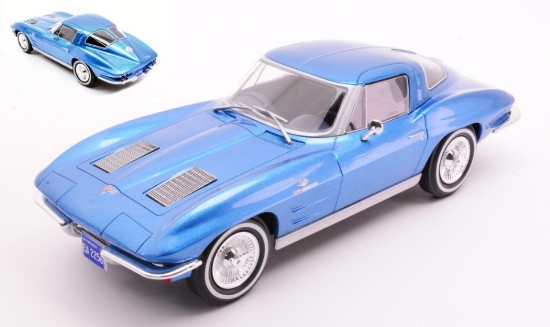 Immagine di CHEVROLET CORVETTE (C2) STRINGRAY 1963 BLUE 1:24