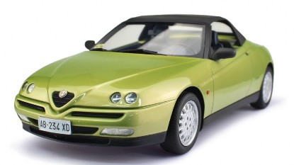 Immagine di ALFA ROMEO SPIDER T.S.1995 MET.GREEN 1:18
