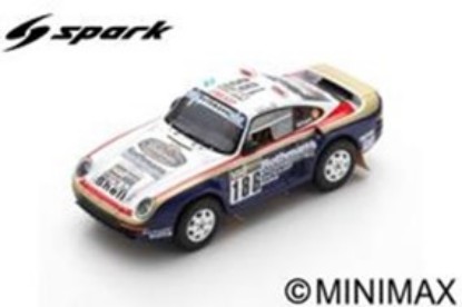 Immagine di PORSCHE 959 N.186 WINNER RALLY PARIS DAKAR 1986 R.METGE-D.LEMOINE 1:18