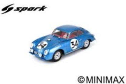 Immagine di PORSCHE 356 A N.34 24 H LE MANS 1956 BOUREL-STOLINE 1:18