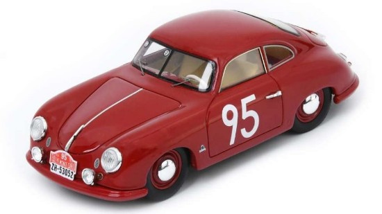 Immagine di PORSCHE 356 N.95 RALLY MONTE CARLO 1954 SCHID & BJORNESTAD 1:43