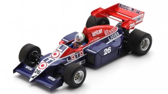 Immagine di LIGIER JS23B N.26 EUROPEAN GP 1984 ANDREA DE CESARIS 1:43