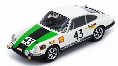 Immagine di PORSCHE 911T N.43 12th 24 H LE MANS 1968 J.P.GABAN-R.VANDERSCHRICK 1:43