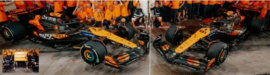 Immagine di MC LAREN N.4 & N.81 CHAMPION CONSTRUCTOR 2024 L.NORRIS & O.PIASTRI 1:43