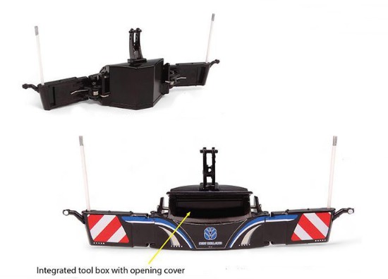 Immagine di TRACTOR BUMPER SAFETYWEIGHT NEW HOLLAND VERSION 1:32